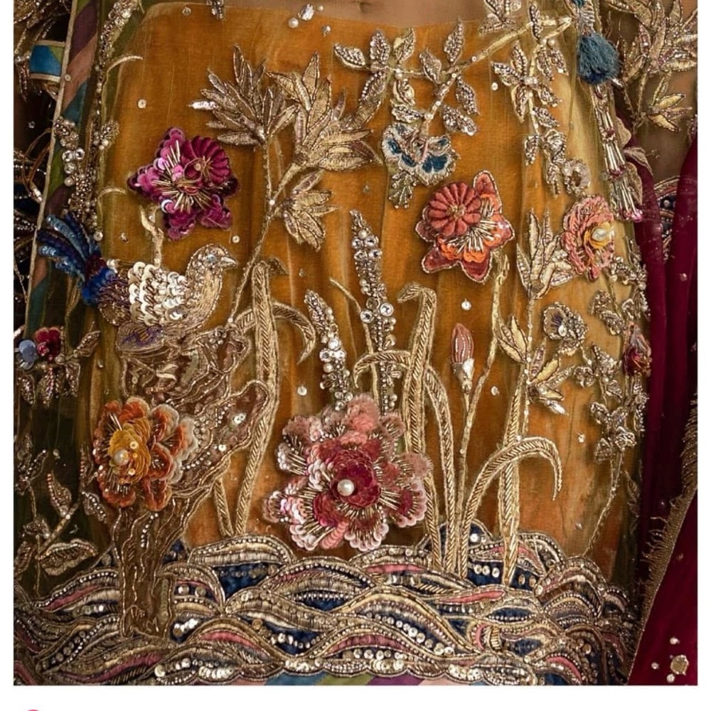 Pakistani/Indian designer Arjumand Bano beautifully embellished Dress. Size S/M - Picture 6 of 15
